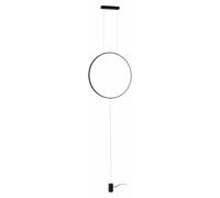 Suspension LED PORTAL en métal noir 20W avec fonction CCT