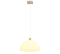 Suspension LED pour salle à manger, couleur champagne, métal et verre, D35cm