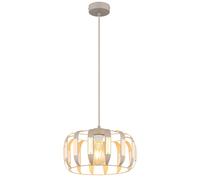 Suspension LED pour salle à manger, réglable en hauteur, blanche, métal, H 120 cm