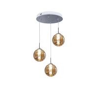 Suspension LED Réglable en Hauteur - Lustre en Verre pour Salon et Décoration Intérieure