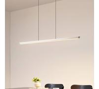 Suspension LED Solvar Lucande, dimmable, argenté, Salon / Salle à manger, Métal, Moderne