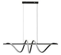 Suspension LED Spiral Aluminium 101x25cm Noir Noir
