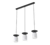 Suspension linéaire métal EGO Emibig noir/gris 3xE14