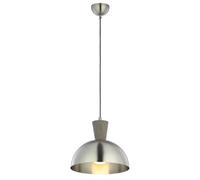 Suspension loft dôme nickel/noir 1xE27 15W Jupiter VITO