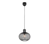 Suspension loft noire boule filaire Ø33 E27 Trio Gila
