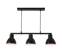 Suspension loft noire linéaire 3xE27 Inezz Candellux