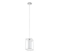 Suspension LONCINO 1 E27 1X60W en acier chrome 150x150x1100mm