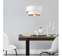 Suspension Lopar E27 Diamètre 40 cm Blanc Argenté