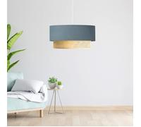 Suspension Loughborough E27 hauteur 70 cm blanc gris bleu jaune