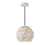Suspension Lucide Malunga blanche Ø25 E27 dimmable