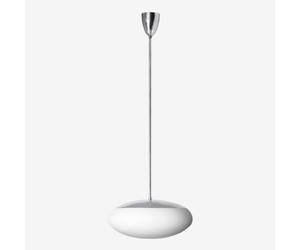 Suspension LUCIS DAPHNE ZT 32 W LED 4000 K, verre, chrome, opale ZT.L2.D450.80