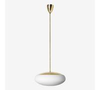 Suspension LUCIS DAPHNE ZT 32 W LED 4000 K, verre et laiton opale ZT.L2.D450.84