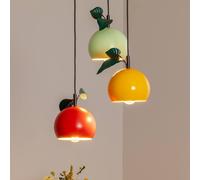 Suspension luminaire Apple mix Luminex, dimmable, noir, Salon / Salle à manger, Métal, Suspension