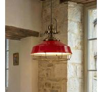 Suspension luminaire Astel ROYALTECH, dimmable, rouge, Salon / Salle à manger, Métal, Industriel, Suspension