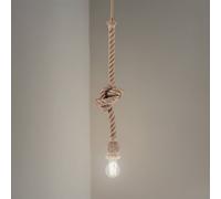 Suspension luminaire AYD Opviq, dimmable, beige, Salon / Salle à manger, Textile / Tissu / Soie, Bord de mer, Suspension
