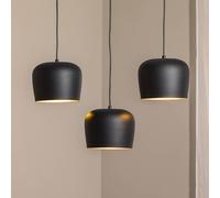 Suspension luminaire Berceste N-1410 Opviq, dimmable, noir, Salon / Salle à manger, Métal, Suspension