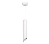 Suspension Luminaire Biseautée GU10 IP20 30cm Blanc