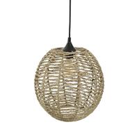 Suspension luminaire boule en rotin Jada - Diam. 33 cm