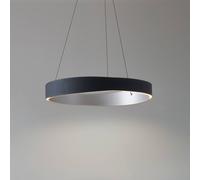 Suspension luminaire Daelor Lucande, dimmable, noir, Salon / Salle à manger, Métal, Design, Suspension
