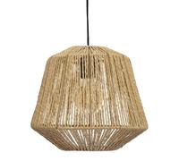 Suspension luminaire effet corde ethnik