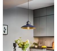 Suspension luminaire Felix Eko-Light, dimmable, bleu, Salon / Salle à manger, Métal, Industriel, Suspension