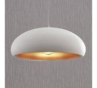 Suspension luminaire Gerwina Lindby, dimmable, blanc, Salon / Salle à manger, Métal, Moderne, Suspension