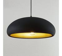 Lindby Suspension Gerwina à intensité variable (Moderne) en Noir Métal e. a. pour Salon & Salle manger (1 lampe,à E27), Luminaire Lampe Plafond Plafonnier Suspendue