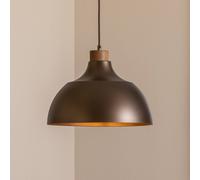 Suspension luminaire Kaitt TK Lighting, dimmable, marron, Salon / Salle à manger, Métal, Scandinave, Suspension