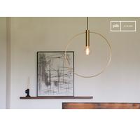 Suspension luminaire moderne dorée Oohalt grand format