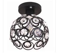 Suspension Luminaire - Plafonnier En Cristal Contemporain En Form Boule Lustre 5W E27 ø 20cm Pour Salon Chambre Café Bar