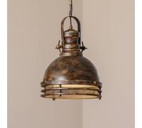Suspension luminaire Saglam Opviq, dimmable, bronze, Salon / Salle à manger, Métal, Vintage, Suspension