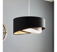 Suspension luminaire Vivien Maco Design, dimmable, noir, Salon / Salle à manger, Textile / Tissu / Soie, Moderne, Suspension en Tissu