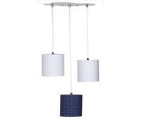 Suspension Lumineuse Trio Merlin Blanc