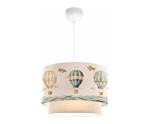 Suspension Lurgan pour enfant motif de ballons à air chaud blanc