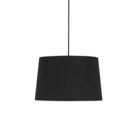 Suspension MAJA TK-Lighting noire tissu Ø45 E27 15W