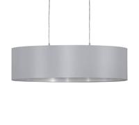 Suspension Maserlo Ovale, Gris-Argenté