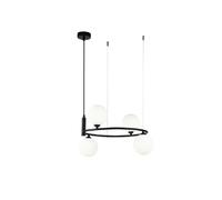 Suspension Maytoni Ring MOD013PL-04B noire, 4 boules