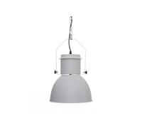 Suspension métal blanc style lanterne