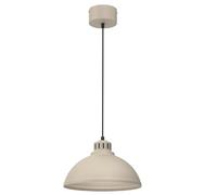 Suspension métal crème/noir Sven Ø30 E27 15W Luminex