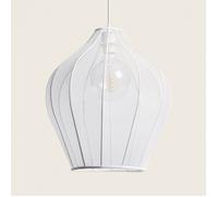 Suspension Métal et Tissu Ø400 mm Yara Blanc