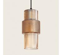 Ledkia Suspension Berila métal et verre - Ambre