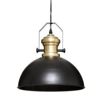 Suspension métal noir et doré Flower Atmosphera Noir et doré G