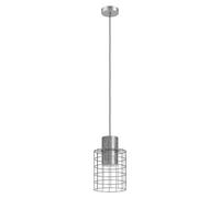 Suspension MILLIGAN E27 1X40W en acier galvanisé et blanc D200mm