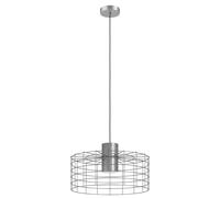 Suspension MILLIGAN E27 1X40W en acier galvanisé et blanc D480mm