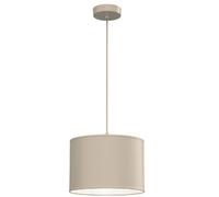 Suspension minimaliste beige Arden Luminex, abat-jour 25 cm, 1x E27, 15W
