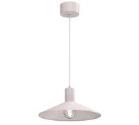 Suspension minimaliste beige cachemire 36 cm 1xE27 15W en acier
