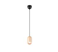 Suspension minimaliste en bois ovale 1xE27 15W NARA