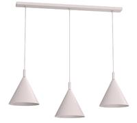 Suspension minimaliste kaschmir ? 3 spots GU10 8W, barre design Vins Luminex