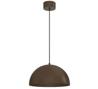Suspension minimaliste marron dôme 38 cm 1xE27 15W Sola