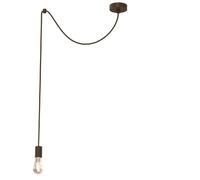 Suspension minimaliste marron Spindel Luminex 1xE27 15W
